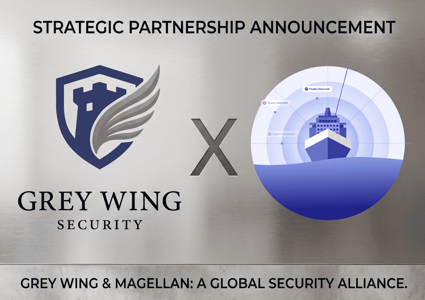 Grey Wing Security and Magellan Security Solutions partnership graphic