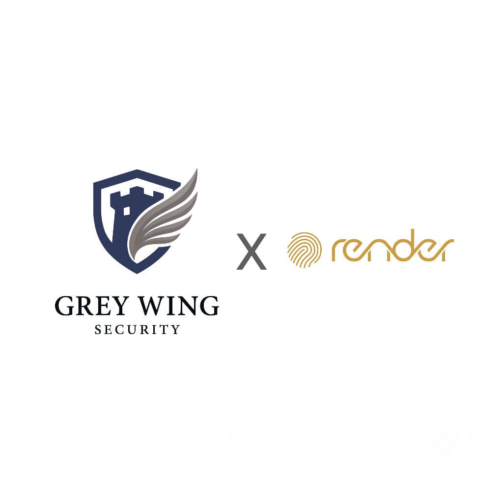Grey Wing Security and Render Compliance partnership graphic